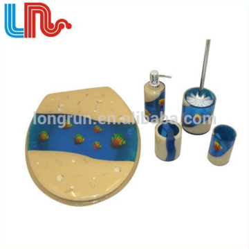 Colorful Printing Decorative MDF Toilet Seat
