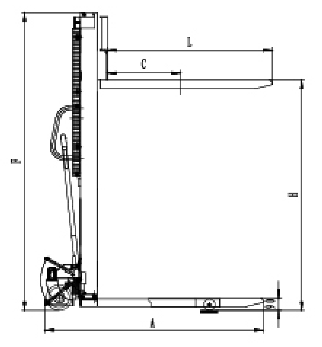 SDA-S hand stacker Truck