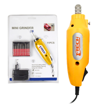 12V 11-Piece Bits Kit: Comprehensive Power Tools Set for Multi-Function Rotary Use