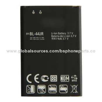 100% Tested Li-ion BL-44JR Battery for LG P940, Good Quality with Warranty