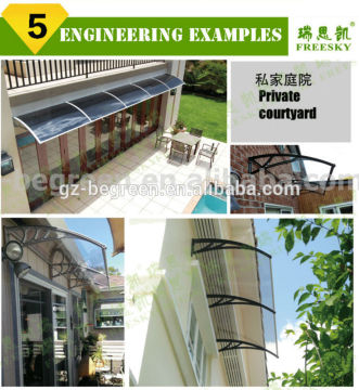 polycarbonate door canopy/window awning in 2015