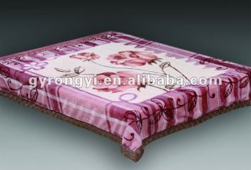 100% POLYESTER SUPER SOFT RASCHEL MINK BLANKET