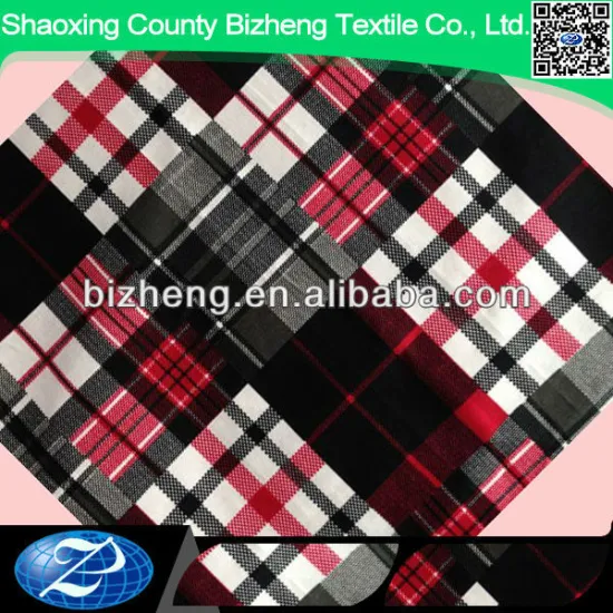 Beauty yarn dyed flannel fabric for flannel shirt