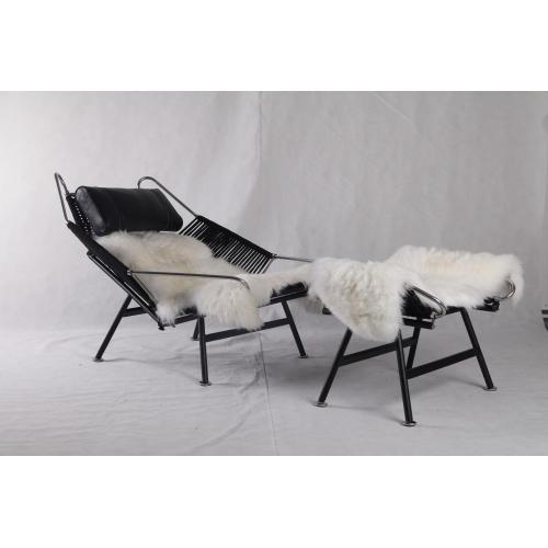 Schwarz PP225 Hans Wegner Flagge Halyard Chair Replica