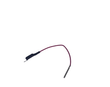 1007 24 AWG Jumper Wire with Square Head Dupont Connector, Terminal, Rubber Shell Power Cable