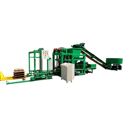 QTJ4-25 Hollow Block Making Machine for Color Paving Bricks and Curbstones