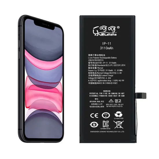 Universal Solar-Powered Battery Cells for iPhone 11, 11 Pro Max, 12