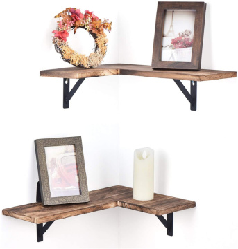 Set Of 2 L Shape Wall Corner Shelf