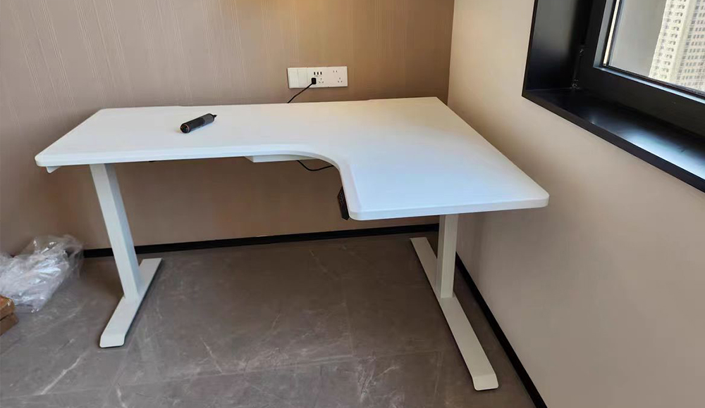 L Shape standing desks