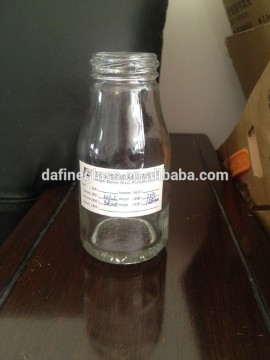 200ml clear baby feeding glass bottles milk jars budding bottles