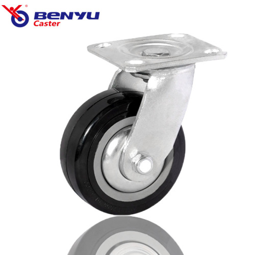 4Inch 5Inch 6Inch 8Inch Black PU Swivel Casters