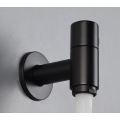 Bibcock Tap For Outdoor Garden Blackened Brass Wall Mount Bathroom Corner Washing Machine Faucet Bath Toilet Mop Pool Taps