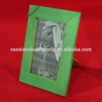 New classic antique wood collage photo frame with base