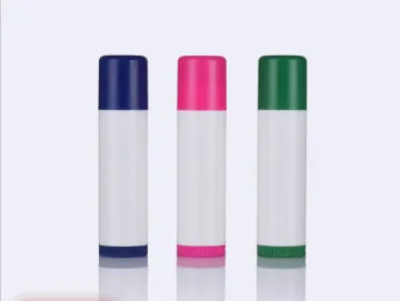 15g pp white beautiful Lip Balm Container