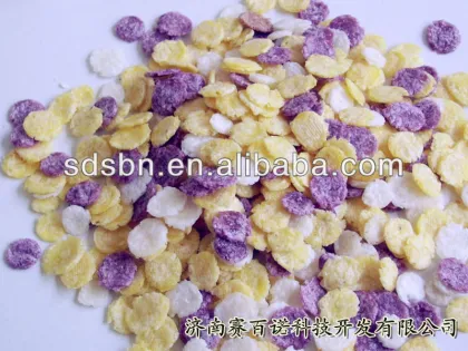 Sugar Coated Corn Flakes Making Extruder Machine Production Line
