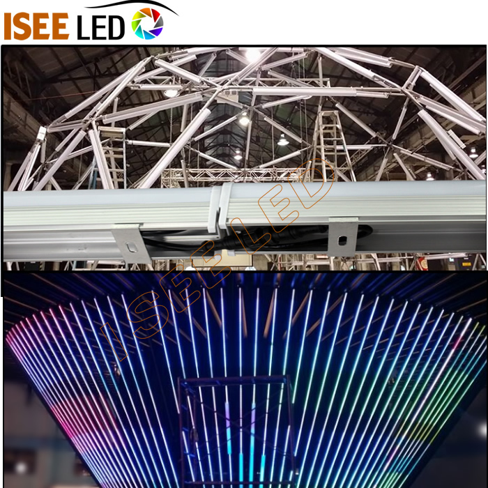 එළිමහන් DMX වැඩසටහන්ගත කළ හැකි RGB LED තීරු නළය