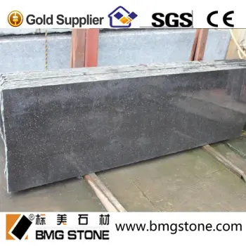 India Good price and quality of stone granite black galaxy in 600*600MM