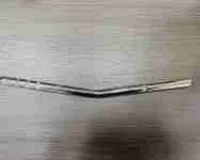 Smooth surface steel bar for headrest