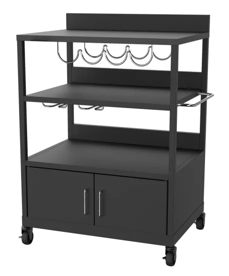 Powder Coated Plancha Trolley with Cabinet