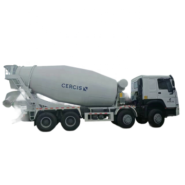 8x4 HOWO Concrete Mixer Truck with 371Hp Engine and Pump - Euro2 Diesel