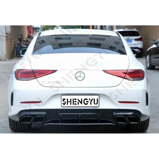 Auto Body Kit Upgrade for Benz CLS W257 2018+ to CLS63 AMG - Bumper Grille and Rear Lip