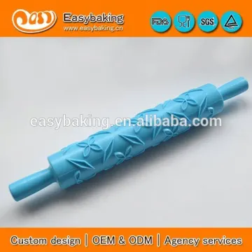 Fondant Cake Embossing Rolling Pin Paste Embossed Sugarcraft Decorating Tools