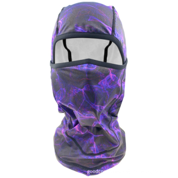 Custom 3-Hole Knitted Full Face Cover Ski Mask Winter Balaclava Warm Sanded Full Face Mask For Outdoor Sports Windproof