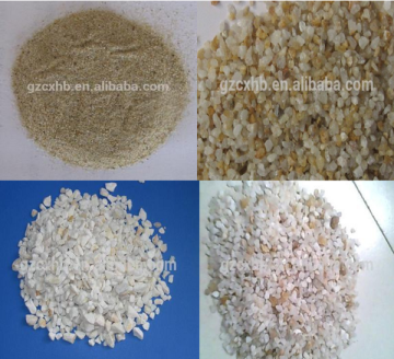 High purity quartz silica sand filter media price for sale chemical industry