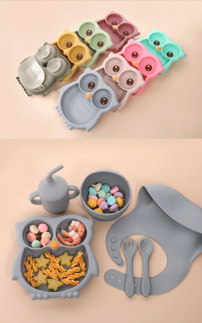 owl silicone plate detail photo MFZ-P009