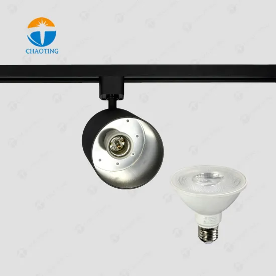 350 Degree Adjustable Ceiling Rail Lamp Aluminium Modern LED Par30 E27 Lighting Track Lamp
