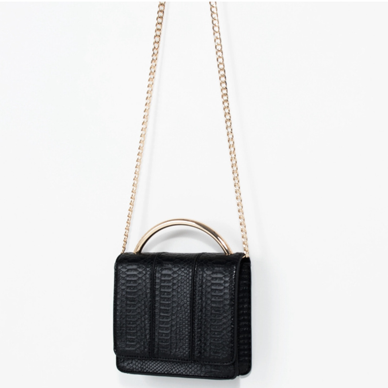 Metal Chain Shoulder Bag