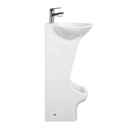 Integrated Urinal Sink Combination Ablution Basin for Muslim Ritual Purification