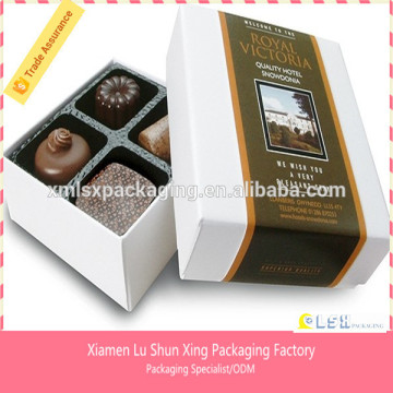 China Factory High Quality Chocolate Gift Box With Paper Divider