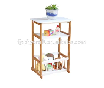 bamboo magazine rack