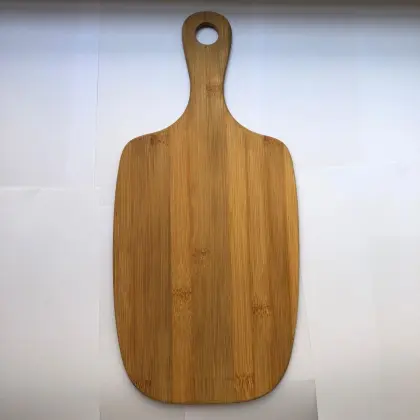 Bamboo paddle cutting board