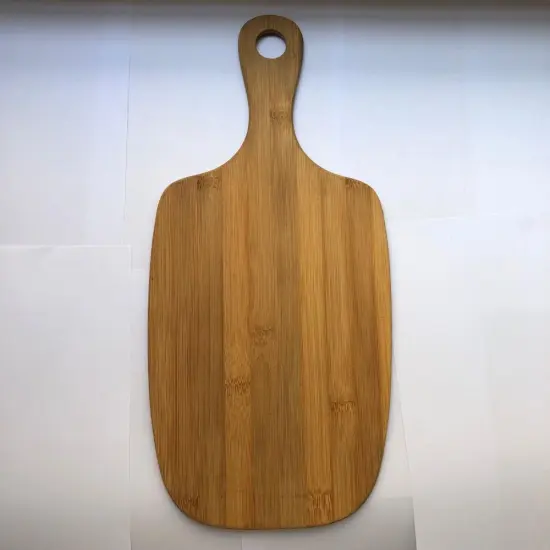 Bamboo paddle cutting board
