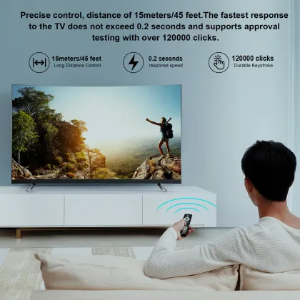 Infrared TV Remote Compatible with All Hisense 4K ULED HD/UD Android Smart TV