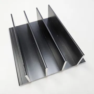 Black Powder Coated Anodized 6061 6063 T5 T6 Flat Aluminum Extruded Profiles
