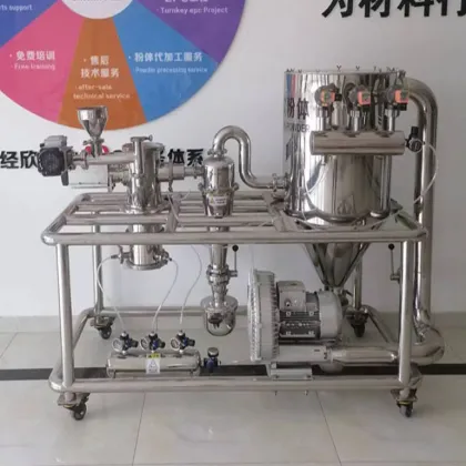 energy saving laboratory small jet mill machinery