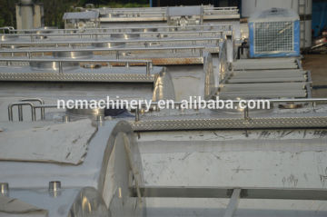 Stainless steel truck deliver milk tank