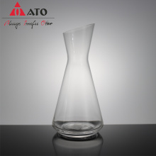Vidro de vasos de flor de vidro transparente com design diferente