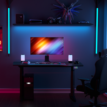 Invictus-C Professional Gamer Motorized Height Ρυθμιζόμενο γραφείο τυχερών παιχνιδιών από Jiecang