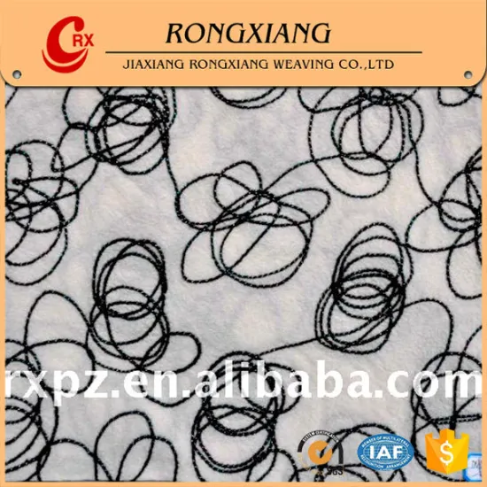 Fabrics supplier High quality Designer Garment embroidery design dress fabric textile