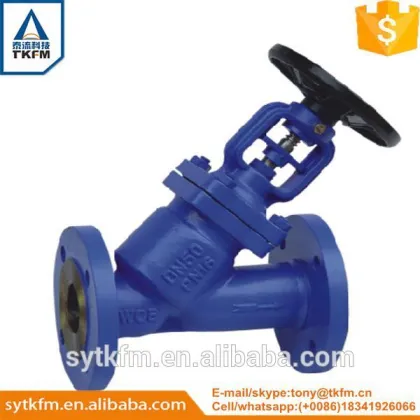 TKFM KSB DIN standard bellows seal globe valve