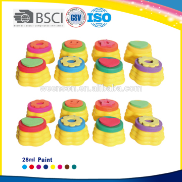 Popular washable non toxic finger paint for kids