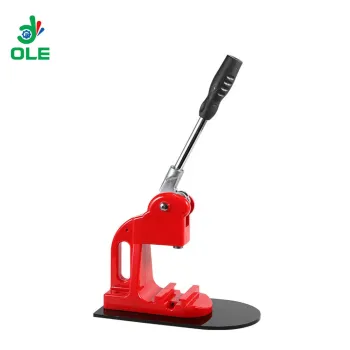 Multi-Size Badge Making Machine: Manual Pin Badge Punching Device