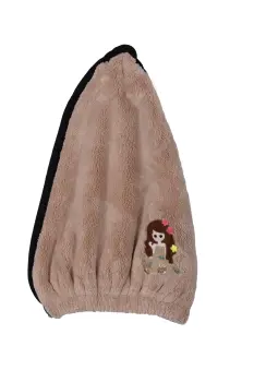 Super Absorbent Woman Coral Hair Drying Towel