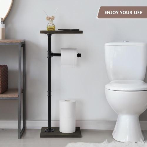 Free Standing Tissue Paper Holder for Toilet