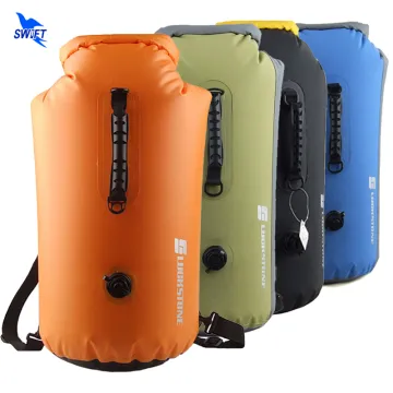 IPX7 60L Waterproof PVC Backpack Storage Inflatable Dry Bag Sack For Canoe Kayak Rafting Outdoor Sport Swimming Bags Travel Kit