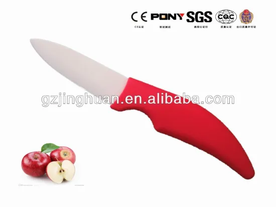3 inch non-stick paring ceramic knife in new design handle